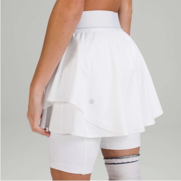 NWT Lululemon Court Rival High-Rise Tennis Skirt White Size 2 - Picture 6 of 7